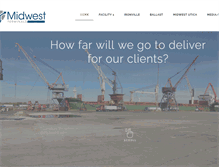 Tablet Screenshot of midwestterminals.com